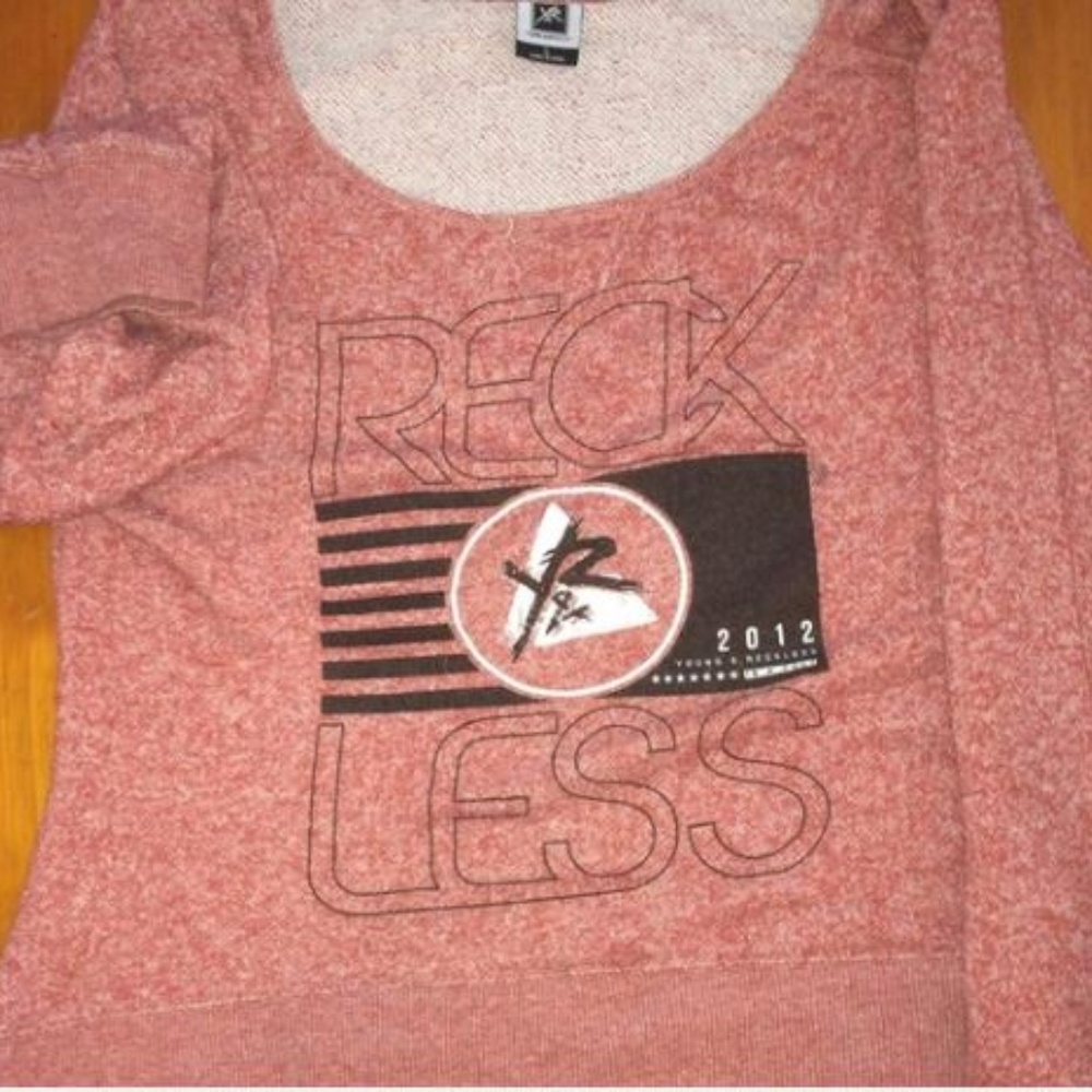 Young & Reckless Red-ish Sweatshirt XS